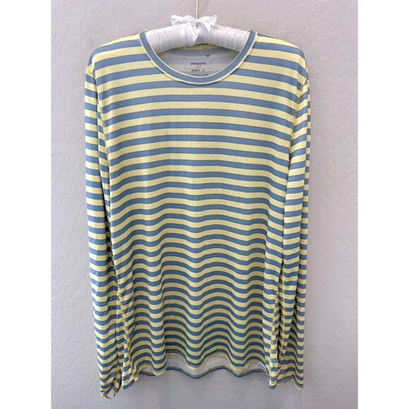 PATAGONIA | Women’s Striped Long Sleeve Capilene 1 Baselayer Top | Size XL - Picture 1 of 7